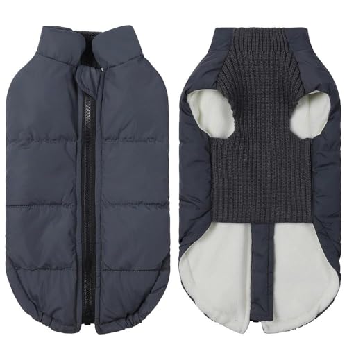 Outdoor, Winddicht, Wasserdicht, Haustierjacke, Winter, Warme Hundekleidung, Weiche Und Bequeme Haustier-Daunenjacke, Geeignet Für Chihuahua, Shih Tzu, Kleidung, Yorkshire Terrier,GRAU,2XL Outdoor, Winddicht, Wasserdicht, Haustierjacke, Winter, Warme Hundekleidung, Weiche Und Bequeme Haustier-Daunenjacke, Geeignet Für Chihuahua, Shih Tzu, Kleidung, Yorkshire Terrier,GRAU,2XL von YHTAKF