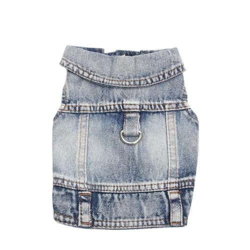Outdoor-Winddichte Haustier-Jeansjacke, Weiche Und Bequeme Jeansjacke Für Katzen Und Hunde, Weste, Katze, Hund, Frühling, Herbst, Winter, Warme Kleidung, Mantel,Blau,XS Outdoor-Winddichte Haustier-Jeansjacke, Weiche Und Bequeme Jeansjacke Für Katzen Und Hunde, Weste, Katze, Hund, Frühling, Herbst, Winter, Warme Kleidung, Mantel,Blau,XS von YHTAKF