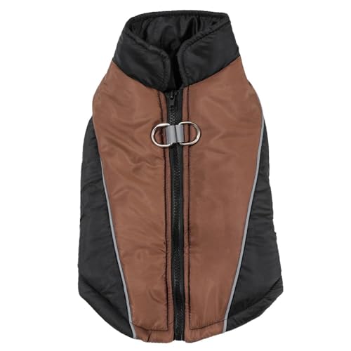 Outdoor wasserdichte Reflektierende Reflektierende Chihuahua Yorkshire Jacke Weste Winter Warm Reißverschluss Design Hund Schnee Overalls,Kaffee,2XL Outdoor wasserdichte Reflektierende Reflektierende Chihuahua Yorkshire Jacke Weste Winter Warm Reißverschluss Design Hund Schnee Overalls,Kaffee,2XL von HAQEPO