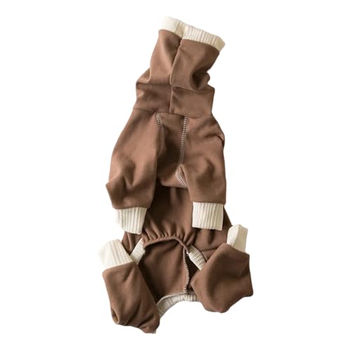 Plüsch Vierbeinige Warme Hochkragen Windhund-Whippet-Jacke Micro-Stretch Labrador Shepherd Bulldog Mantel,Khaki,2XL Plüsch Vierbeinige Warme Hochkragen Windhund-Whippet-Jacke Micro-Stretch Labrador Shepherd Bulldog Mantel,Khaki,2XL von HAQEPO
