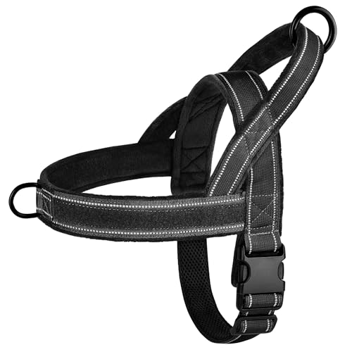 Reflektierende Militärische Militärische Taktische Hundecamping -Ausbildung Jagd Für Deutsche Schäferhund Labrador French Bulldogge,Schwarz,XL Reflektierende Militärische Militärische Taktische Hundecamping -Ausbildung Jagd Für Deutsche Schäferhund Labrador French Bulldogge,Schwarz,XL von HAQEPO