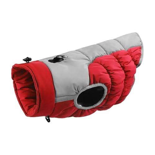 Reflektierende wasserdichte Reißverschluss Labrador Labrador Französische Bulldogge Jacke Winter Warmer Hund Schneemantel Kleidung,Rot,3XL Reflektierende wasserdichte Reißverschluss Labrador Labrador Französische Bulldogge Jacke Winter Warmer Hund Schneemantel Kleidung,Rot,3XL von HAQEPO