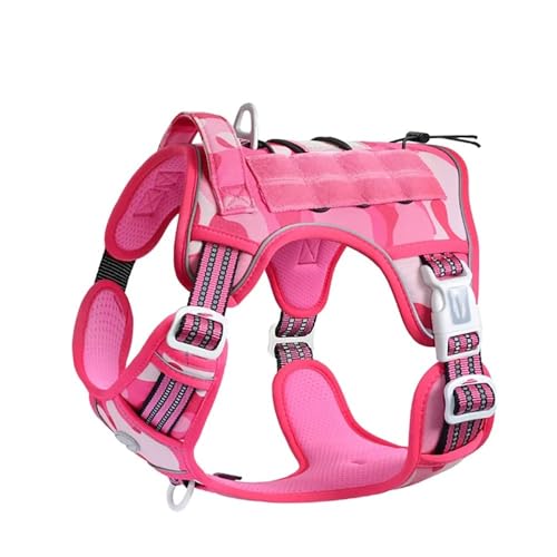 Reflexion Im Freien, wasserdichte Hundeturte Militärische Taktische Einstellbare Nylon -Arbeitshund -Hundeausbildung Jagd Für Labrador French Bulldogs,A,XL von HAQEPO