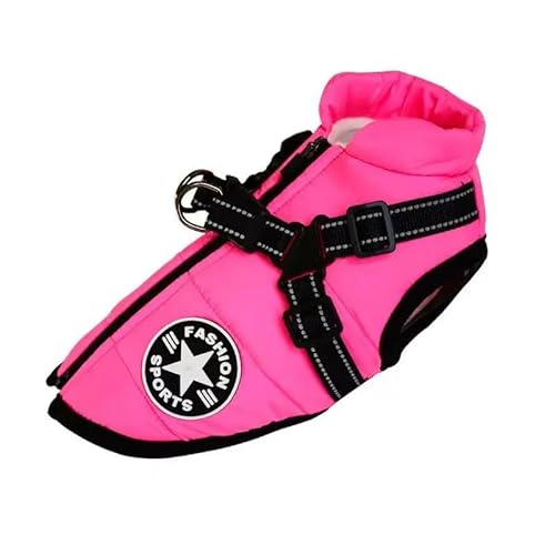 Warme Hundekleidung Für Herbst Und Winter, Für Den Außenbereich, Winddicht, Wasserdicht, Weich Und Bequem, Fleece-Haustierjacke Mit Trägern, Kleidung Für Chihuahua, Mops, Französische Bulldogge,H Warme Hundekleidung Für Herbst Und Winter, Für Den Außenbereich, Winddicht, Wasserdicht, Weich Und Bequem, Fleece-Haustierjacke Mit Trägern, Kleidung Für Chihuahua, Mops, Französische Bulldogge,H von HAQEPO