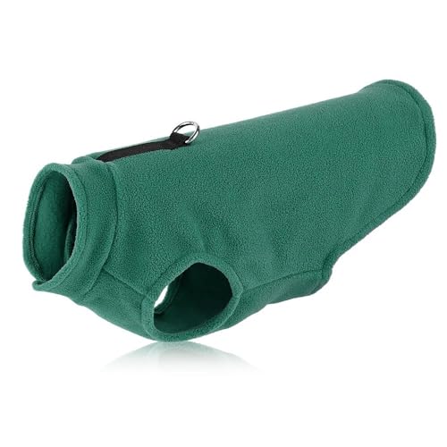 Weiche Und Bequeme Fleece-Hundejacke, Winterkleidung, Warme Haustierkleidung, Französische Bulldogge, Mops, Welpenmantel, Kleidung, Jacke, Weste Für Kleine, Mittelgroße Hunde Und Katzen,Grün,XL Weiche Und Bequeme Fleece-Hundejacke, Winterkleidung, Warme Haustierkleidung, Französische Bulldogge, Mops, Welpenmantel, Kleidung, Jacke, Weste Für Kleine, Mittelgroße Hunde Und Katzen,Grün,XL von YHTAKF