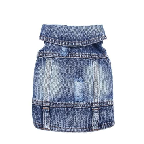 Weiche Und Bequeme Haustier-Jeansjacke, 2-Loch-Design, Haustier-blauer Jeansmantel, Weste, Katze, Welpe, Frühlings- Und Herbstkleidung, Outdoor, Winddichte Haustier-Jeansjacke,Blau,L Weiche Und Bequeme Haustier-Jeansjacke, 2-Loch-Design, Haustier-blauer Jeansmantel, Weste, Katze, Welpe, Frühlings- Und Herbstkleidung, Outdoor, Winddichte Haustier-Jeansjacke,Blau,L von HAQEPO