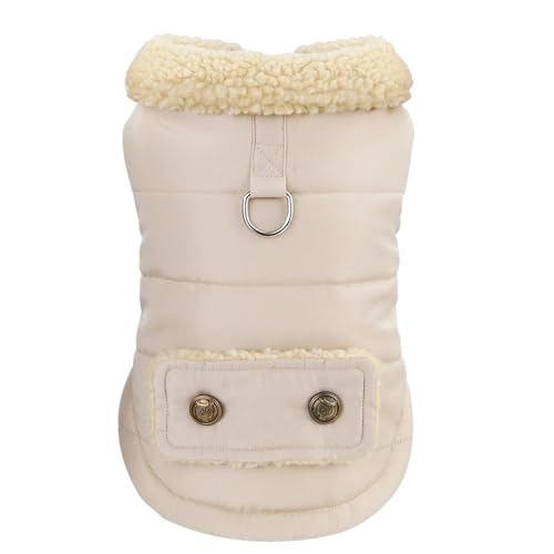 Winddichte wasserdichte Im Freien wasserdichte Französische Bulldogge Chihuahua Mops Mantel Weste Winter Warmer Baumwollhund Schneejacke,Khaki,M Winddichte wasserdichte Im Freien wasserdichte Französische Bulldogge Chihuahua Mops Mantel Weste Winter Warmer Baumwollhund Schneejacke,Khaki,M von HAQEPO