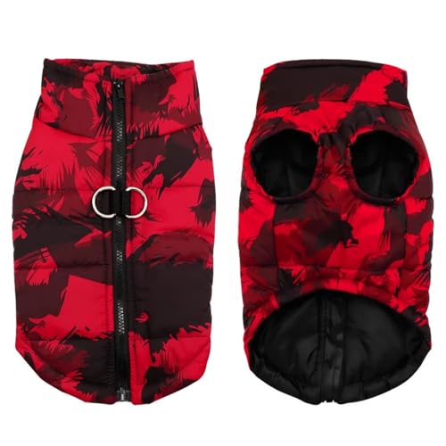 Winter Fleece Warme Winddichte wasserdichte Hundemantelmantel Für Labrador Shiba Inu Bulldoggreyhound,B,M Winter Fleece Warme Winddichte wasserdichte Hundemantelmantel Für Labrador Shiba Inu Bulldoggreyhound,B,M von HAQEPO