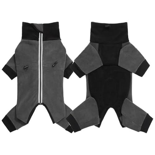 Winter Fleece Warmer Haustierbodysuit Geschlossener Bauch Weich Bequemer Hundemantel Shiba Inu Mops Chihuahua Pudeljacke,Dunkelgrau,Xs Winter Fleece Warmer Haustierbodysuit Geschlossener Bauch Weich Bequemer Hundemantel Shiba Inu Mops Chihuahua Pudeljacke,Dunkelgrau,Xs von HAQEPO