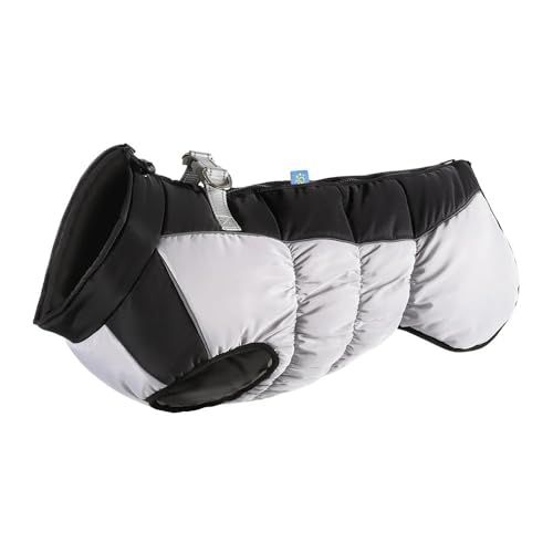 Winter Vlies Warme Hundejacke Arbeit Kleidung Im Freien Reflektierend wasserdichte Labrador French Bulldog Coat Weste,Schwarz,6XL Winter Vlies Warme Hundejacke Arbeit Kleidung Im Freien Reflektierend wasserdichte Labrador French Bulldog Coat Weste,Schwarz,6XL von HAQEPO