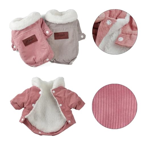 Winter Warmer Komfort Verdickter Fleece Kleine Und Mittlere Hundekatze Jacke Geeignet Für Schnauzer Mops Chihuahua Geeignet,A,L Winter Warmer Komfort Verdickter Fleece Kleine Und Mittlere Hundekatze Jacke Geeignet Für Schnauzer Mops Chihuahua Geeignet,A,L von HAQEPO
