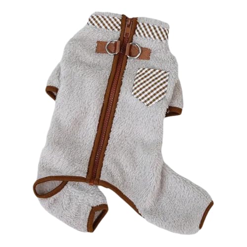 Winter Warmes Fleece Hundestoffen Warm Yorkie Chihuahua Bulldog Shiba Inu Pyjama Mantel Mit Reißverschluss Haustierjacke,Aprikose,Xs Winter Warmes Fleece Hundestoffen Warm Yorkie Chihuahua Bulldog Shiba Inu Pyjama Mantel Mit Reißverschluss Haustierjacke,Aprikose,Xs von HAQEPO
