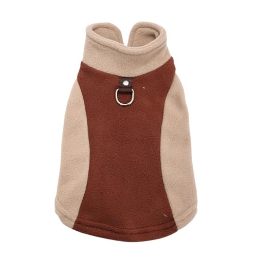 Winterfleece Warme Haustierjacke Mit D-Ring Shiba Inu Chihuahua Pug Yorkshire Terrier Pudel Mantel Kleidung,Kaffee,L Winterfleece Warme Haustierjacke Mit D-Ring Shiba Inu Chihuahua Pug Yorkshire Terrier Pudel Mantel Kleidung,Kaffee,L von HAQEPO