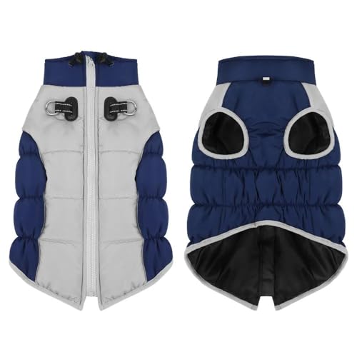 wasserdichte Reflektierende Haustierjacke Für Den Außenbereich Mit D-Ring, Daunenjacke Für Hunde, Herbst Und Winter, Warme Haustierjacke, Kleidung, Jacke Für Französische Bulldogge, Labrador, Deu wasserdichte Reflektierende Haustierjacke Für Den Außenbereich Mit D-Ring, Daunenjacke Für Hunde, Herbst Und Winter, Warme Haustierjacke, Kleidung, Jacke Für Französische Bulldogge, Labrador, Deu von YHTAKF