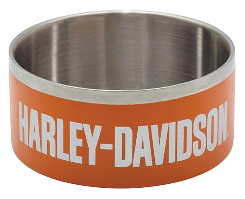 Harley-Davidson Doppelwandiger Edelstahlnapf, isoliert, groß, Orange Harley-Davidson Doppelwandiger Edelstahlnapf, isoliert, groß, Orange von HARLEY-DAVIDSON