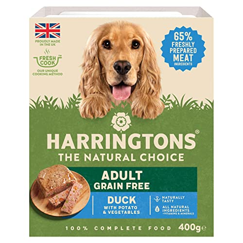 Harringtons Ente und Kartoffel Hundefutter (8 Tassen) (8 x 400g) (kann variieren) von HARRINGTONS