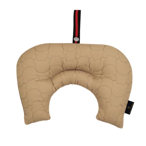 BerryMore Edition Harryspet Kinderwagenkissen für Haustiere, Nackenrolle, Beige-Walnuss, Mini (22,9–27,9 cm) von HARRYS PET