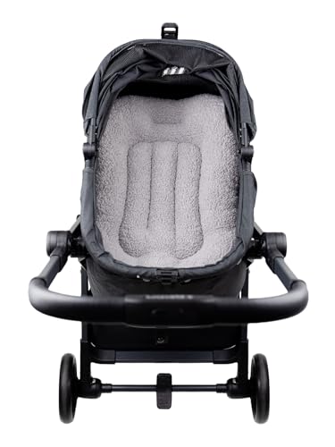 Kinderwagenkissen für Haustiere, Kinderwagen nicht im Lieferumfang enthalten, Innenfutter, Scribble Edition, Harryspet, Haustiermatratze, Haustier-Kinderwagen, Kissen nur (Aschgrau, L) von HARRYS PET