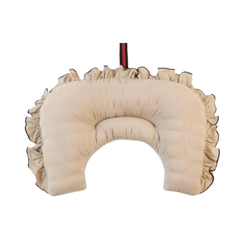 Kinderwagenkissen für Haustiere, Nackenrolle, Margaret The Lace Edition, Harryspet, Haustier-Kissen, Haustier-Kinderwagen (Trenchbeige, normal (30,5–38,1 cm) von HARRYS PET
