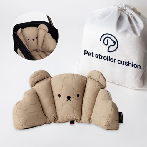 Rococo, BerryMore Edition, Rückenkissen, Haustier-Kinderwagenkissen, Rückenkissen, gemütlich und schützend, Füllung leerer Raum, Multi-Hundebesitzer-Kissen, Kissen für leeren Rückraum (Beige Walnuss) Rococo, BerryMore Edition, Rückenkissen, Haustier-Kinderwagenkissen, Rückenkissen, gemütlich und schützend, Füllung leerer Raum, Multi-Hundebesitzer-Kissen, Kissen für leeren Rückraum (Beige Walnuss) von HARRYS PET