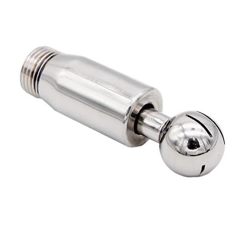 HAUJGG 1 Stück 1/2 Zoll NPT männlicher Mini-Sprühball – Reinigungslösung for rotierende Tanks aus Edelstahl 304 for Heimwerker von HAUJGG