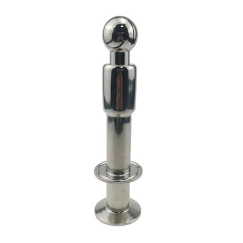 HAUJGG 1 rotierende CIP-Sprühkugel for Heimwerker – 1,5 Zoll Tri-Clamp Clover SS304 Edelstahl-Tankreinigungslösung(1.5Inx1.5In) von HAUJGG