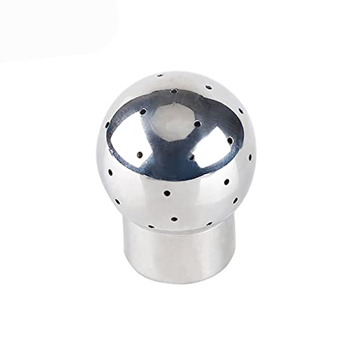 HAUJGG Feststehende/rotierende Sprühkugel aus 304ss zur Reinigung von Sanitärtanks – for pharmazeutische und mechanische Geräte(Fixed Type,1-1/2") von HAUJGG