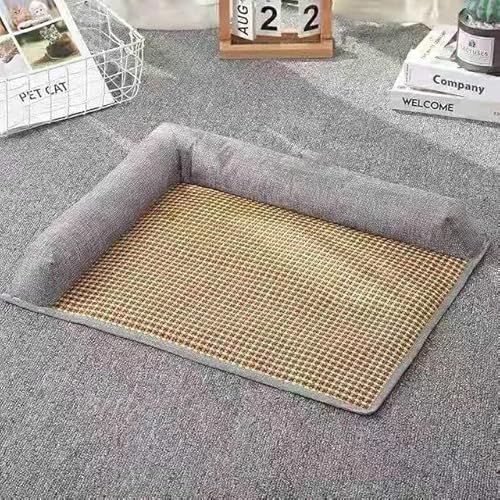 HAVLOC Hundematte Kühlende Sommerunterlage Matte Eisunterlage Hundeschlafmatte Runde Matten für Hunde Katzen Haustierzwinger Atmungsaktive kalte Seidenkatze Welpenbett HAVLOC Hundematte Kühlende Sommerunterlage Matte Eisunterlage Hundeschlafmatte Runde Matten für Hunde Katzen Haustierzwinger Atmungsaktive kalte Seidenkatze Welpenbett von HAVLOC