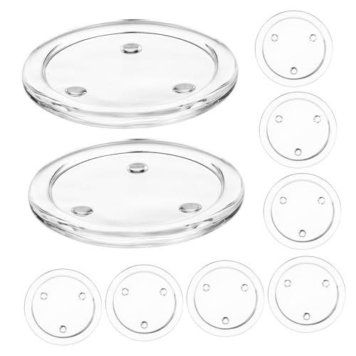 HAWILLOSCH 10stücke Teiliges -kerzenhaltern Und Dekorativem -tablett Für Hochzeiten Partys Und Tischdekoration Design Für Zuhause Und Besondere Anlässe von HAWILLOSCH