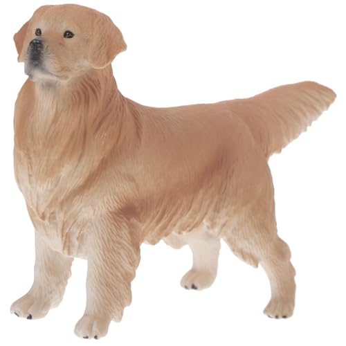 HAWILLOSCH Hundemodell Simulationstierfigur Aus Kunststoff Realistische Hundefigur Für Gartendekoration Welpenstatue Simulationshundedekoration Tiermodell Für Raumdeko von HAWILLOSCH