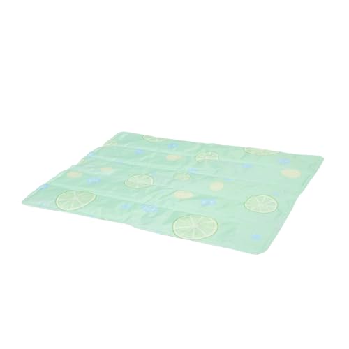 HAWILLOSCH Sommer Pet Cooling Mat rutschfeste Waschbare Kühlmatte mit Zitronenmuster Atmungsaktives Gelkissen für Hunde und Katzen Vielseitig Nutzbar für Körbchen Sofa und Outdoor von HAWILLOSCH