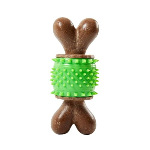 HAZARA 2 Pcs Hund Knochen Zahnen Spielzeug, Haustier Kauspielzeug Zahnen Sticks, Hund Kauspielzeug Zähne Reinigung Hund Knochen Spielzeug, kreative Hundespielzeug langlebig-Green HAZARA 2 Pcs Hund Knochen Zahnen Spielzeug, Haustier Kauspielzeug Zahnen Sticks, Hund Kauspielzeug Zähne Reinigung Hund Knochen Spielzeug, kreative Hundespielzeug langlebig-Green von HAZARA