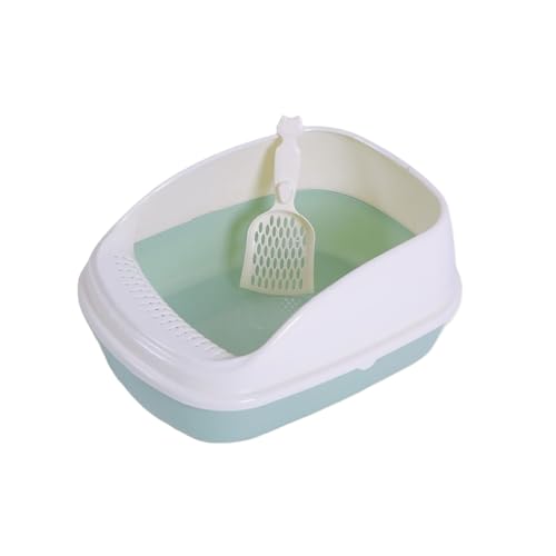 HAZARA Extra große, nach Oben offene Katzentoilette Erhöhtes Design Verhindert Auslaufen Katzenzubehör Geruchsneutrale Katzentoilettenschaufel-Green||Large HAZARA Extra große, nach Oben offene Katzentoilette Erhöhtes Design Verhindert Auslaufen Katzenzubehör Geruchsneutrale Katzentoilettenschaufel-Green||Large von HAZARA