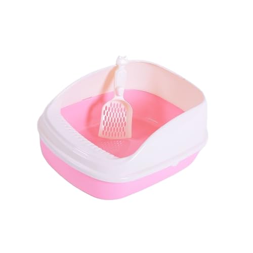 HAZARA Extra große, nach Oben offene Katzentoilette Erhöhtes Design Verhindert Auslaufen Katzenzubehör Geruchsneutrale Katzentoilettenschaufel-pink||Large HAZARA Extra große, nach Oben offene Katzentoilette Erhöhtes Design Verhindert Auslaufen Katzenzubehör Geruchsneutrale Katzentoilettenschaufel-pink||Large von HAZARA
