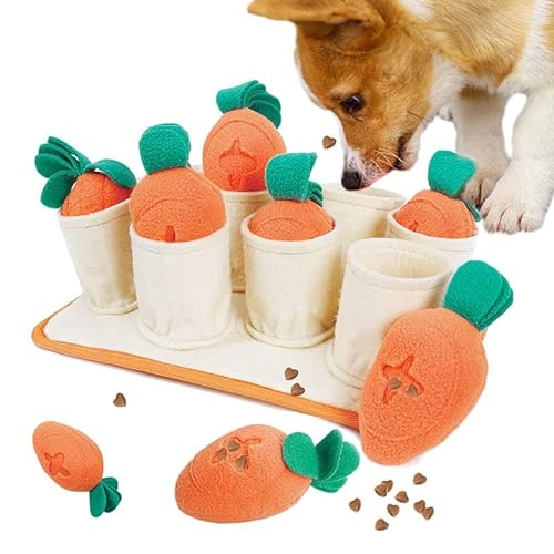HAssy Haustier Schnüffelspielzeug Slow Feeding Mat for Dogs Interactive Dog IQ Training Treat Puzzle Toys Dog Feeder Bowl Nase Work Playing Game von HAssy