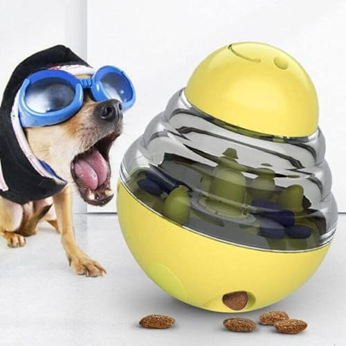 HAssy Interaktives Hundespielzeug, Slow Food Ball Food Spender, intelligentes Haustierspielzeug für Hunde, Trainingsbälle, Haustierbedarf von HAssy