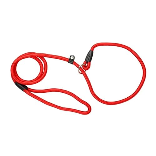 Nylon-Hundeleine, verstellbare Trainingsleine in P-Form(Red 2,M) von HBJzxlOK