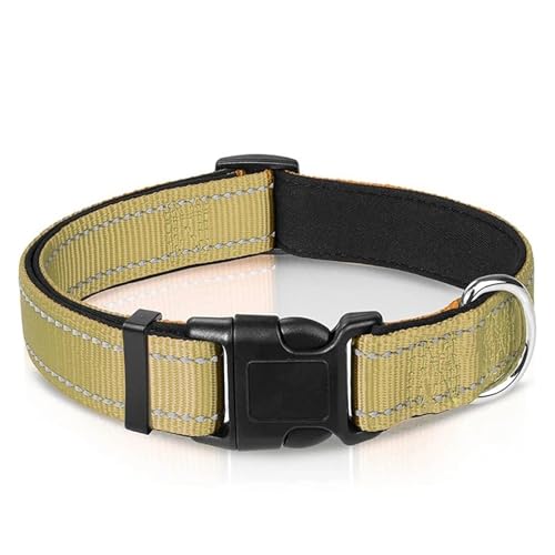Reflektierendes Hundehalsband. Robustes, verstellbares Haustierhalsband.(Blue 1,S) von HBJzxlOK