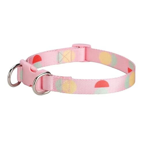 Verstellbares Haustierhalsband aus Nylon für Welpen und Kätzchen(Red 5,S) von HBJzxlOK