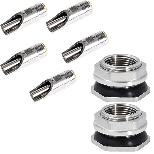 1,27 cm NPT Schweinennippel Wasserspender Edelstahl Automatischer Wassertrinker mit Schott-Wassertankanschluss von HBWL01