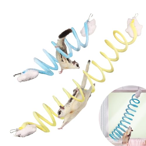 Sugar Glider Spielzeug, elastische Zuckergleiter, Kletterseile, Hängespielzeug, Zuckergleiter, Käfigzubehör, Zuckergleiter, Anreicherungsspielzeug, weiche Haptik, kleine Haustier-Schaukelspielzeug für Sugar Glider Spielzeug, elastische Zuckergleiter, Kletterseile, Hängespielzeug, Zuckergleiter, Käfigzubehör, Zuckergleiter, Anreicherungsspielzeug, weiche Haptik, kleine Haustier-Schaukelspielzeug für von HBYCDSTF