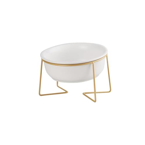 Goldener Eisenrahmen Keramik Hundenapf Goldener Eisenrahmen Keramik Hundenapf von HCHLQLZ