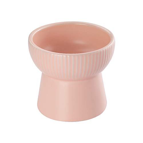 HCHLQLZ Pink Keramik Katzennapf Hundenapf Fressnapf Katze Hund Futterstation HCHLQLZ Pink Keramik Katzennapf Hundenapf Fressnapf Katze Hund Futterstation von HCHLQLZ