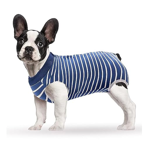 HCHYEY Genesungsanzug für Hunde, humanisierter Chirurgie-Genesungsanzug für weibliche und männliche Hunde, Einteiler für postoperative Eingriffe – Anti-Lecken, E-Halsband-Kegel, Alternative Body für von HCHYEY