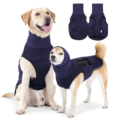 HCHYEY Hunde-Angstjacke, hautfreundliche Donnerweste für Hunde, Hundemantel mit Kragen für Donner und Feuerwerk, hält Haustier ruhig ohne Medizin und Training, Anti-Angst-Shirt für Hunde (C HCHYEY Hunde-Angstjacke, hautfreundliche Donnerweste für Hunde, Hundemantel mit Kragen für Donner und Feuerwerk, hält Haustier ruhig ohne Medizin und Training, Anti-Angst-Shirt für Hunde (C von HCHYEY