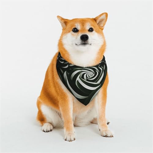 Haustier-Schal in Spiralform, stilvoll, dreieckig, Halstuch, Halstuch, Haustierzubehör, waschbares Haustier-Halstuch für Mädchen, Jungen, Hunde oder Katzen, klein von HCVXBSA