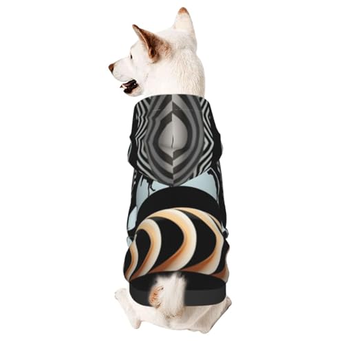 Hunde-Kapuzenpullover für Herbst und Winter, gemütliche Haustierkleidung für Outdoor-Aktivitäten, Retro-Wellen-Batik-Druck, Haustier-Kapuzenpullover Hunde-Kapuzenpullover für Herbst und Winter, gemütliche Haustierkleidung für Outdoor-Aktivitäten, Retro-Wellen-Batik-Druck, Haustier-Kapuzenpullover von HCVXBSA