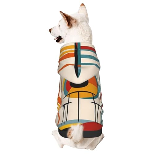 Hunde-Kapuzenpullover für Herbst und Winter, gemütliche Haustierkleidung für Outdoor-Aktivitäten, animierte Illustration, Batikdruck, Haustiere tragen Hoodies Hunde-Kapuzenpullover für Herbst und Winter, gemütliche Haustierkleidung für Outdoor-Aktivitäten, animierte Illustration, Batikdruck, Haustiere tragen Hoodies von HCVXBSA