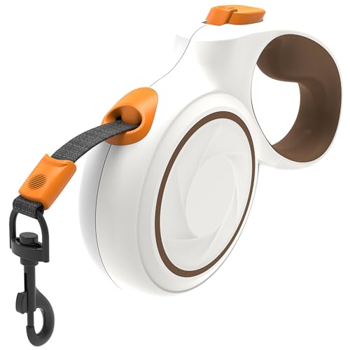 HCY&WLD HB03XS Einziehbare Hundeleine mit rutschfestem Griff, 3 m, robuste Hundeleine für kleine Hunde/Katzen/Kleintiere bis zu 11,8 kg, 360° verhedderungsfrei, Einhandbremse, Pause, Schloss HCY&WLD HB03XS Einziehbare Hundeleine mit rutschfestem Griff, 3 m, robuste Hundeleine für kleine Hunde/Katzen/Kleintiere bis zu 11,8 kg, 360° verhedderungsfrei, Einhandbremse, Pause, Schloss von HCY&WLD