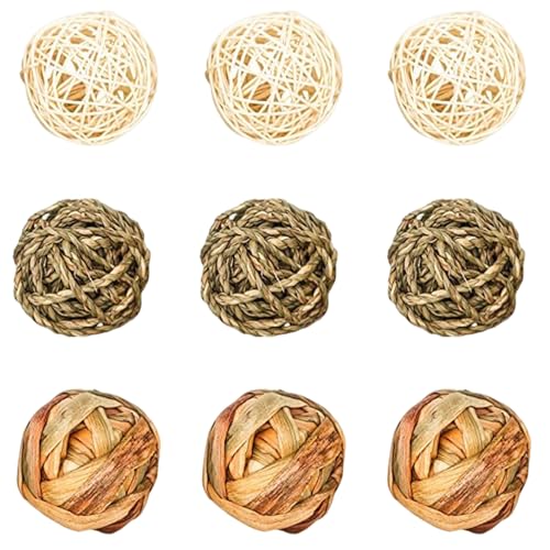 HDBHSBE Kaninchenkaukugeln 9pcs 2-2, 8-Zoll-Kaninchenkugel für Zähne Mahlen, nagen, beißend Multi-Purple-Spielzeug für Hasen, Meerschweinchen, Chinchilla-Meerschweinchen-Kugeln HDBHSBE Kaninchenkaukugeln 9pcs 2-2, 8-Zoll-Kaninchenkugel für Zähne Mahlen, nagen, beißend Multi-Purple-Spielzeug für Hasen, Meerschweinchen, Chinchilla-Meerschweinchen-Kugeln von HDBHSBE